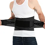 Back brace can help you relieve back pain caused by disc herniation, sciatica, and scoliosis, do all the activities that you wanted to do with ease.
Back support belt provide strong support through support strips and elastic straps.